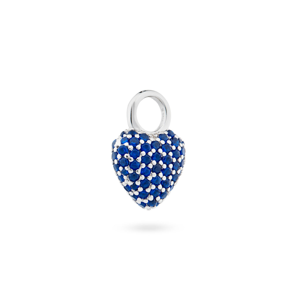 Eternal Heart Mini Pendant Blue Spinel