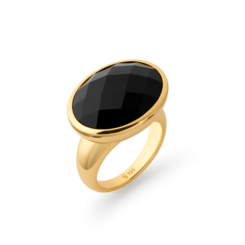 Paulina Vanity Ring Black