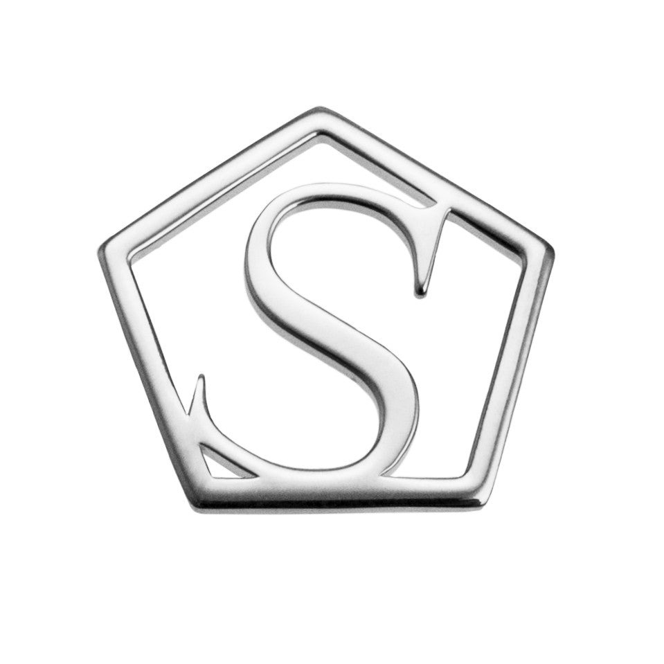 Geometrical Letter Pendant S - Charlotte Bonde Sthlm