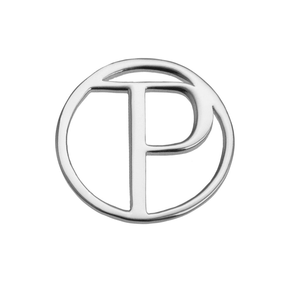 Geometrical Letter Pendant P - Charlotte Bonde Sthlm
