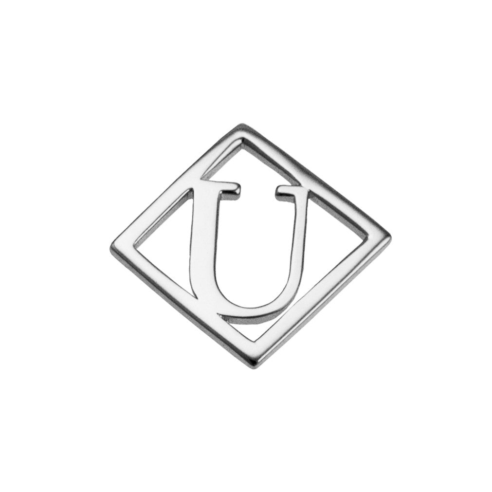Geometrical Letter Pendant U - Charlotte Bonde Sthlm
