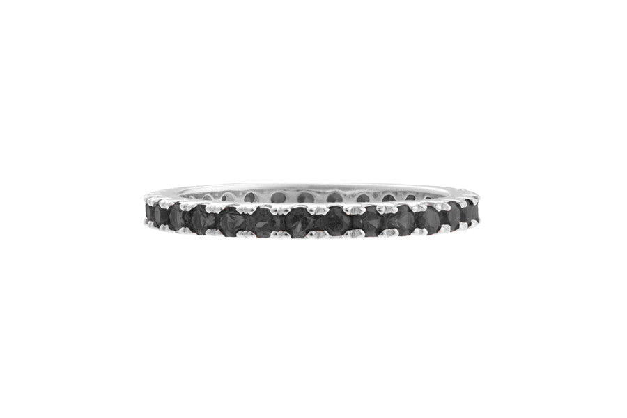 Irma Eternity Ring Obsidian - Charlotte Bonde Sthlm