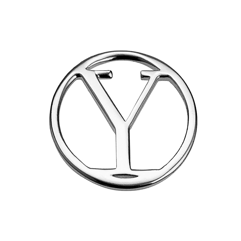 Geometrical Letter Pendant Y - Charlotte Bonde Sthlm