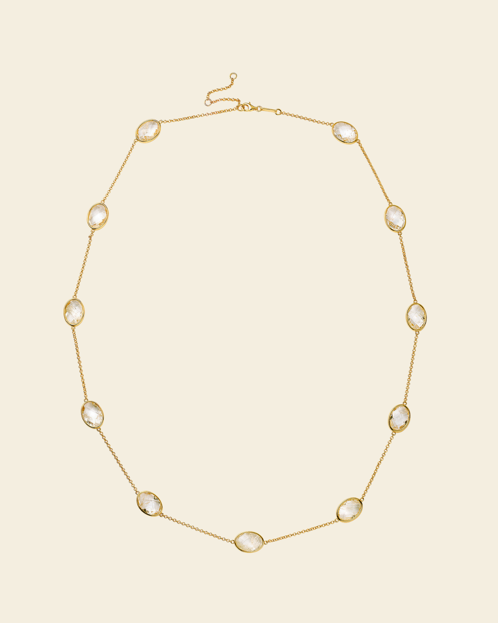 Paulina Just Perfect Necklace Aqua Green Gold