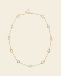Paulina Just Perfect Necklace Aqua Green Gold