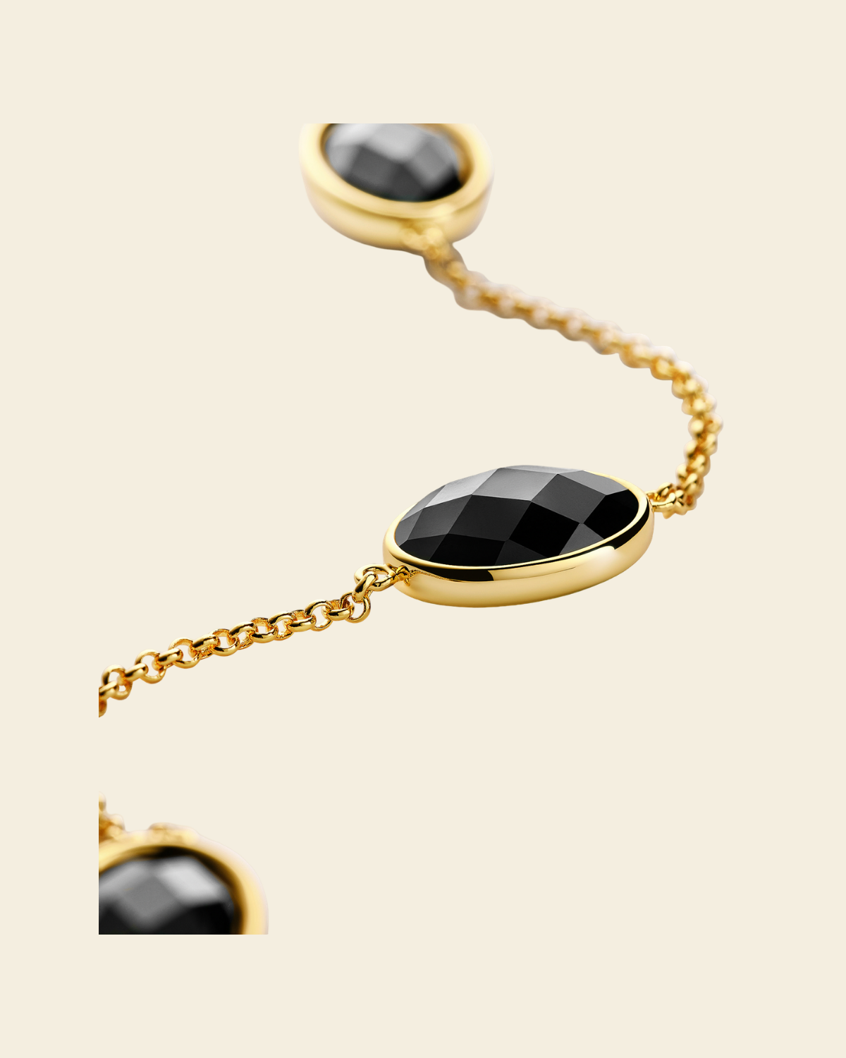 Paulina Just Perfect Necklace Black Gold