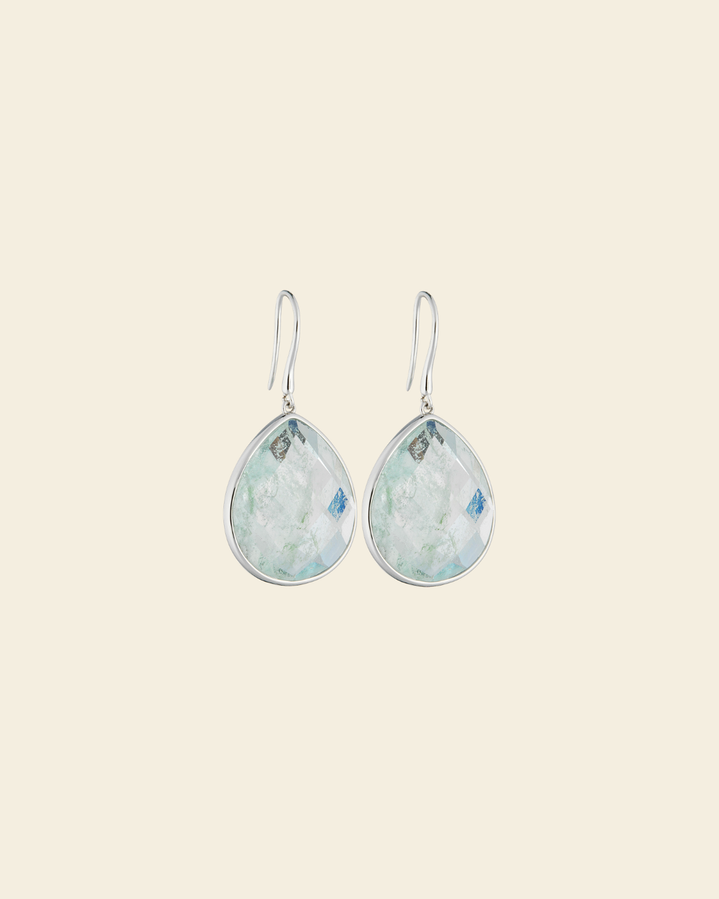 Paulina Just Perfect Earrings Aqua Green Silver