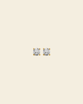 Irma Solitaire Studs Rock Crystal