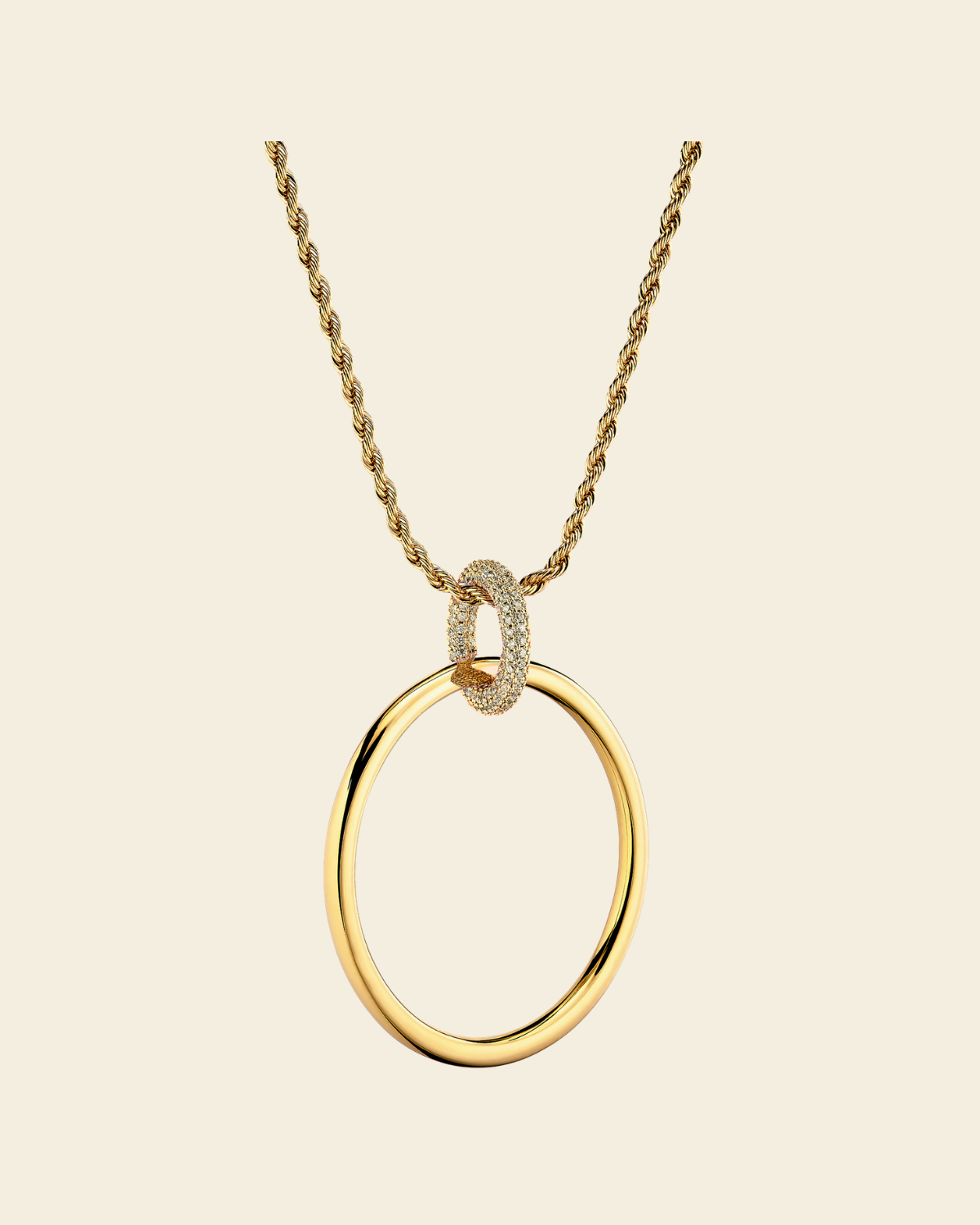 Bianca Boho Vanity pendant Rock Crystal