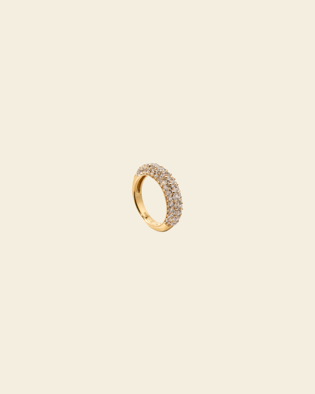 Timeless Chunky Ring Rock Crystal