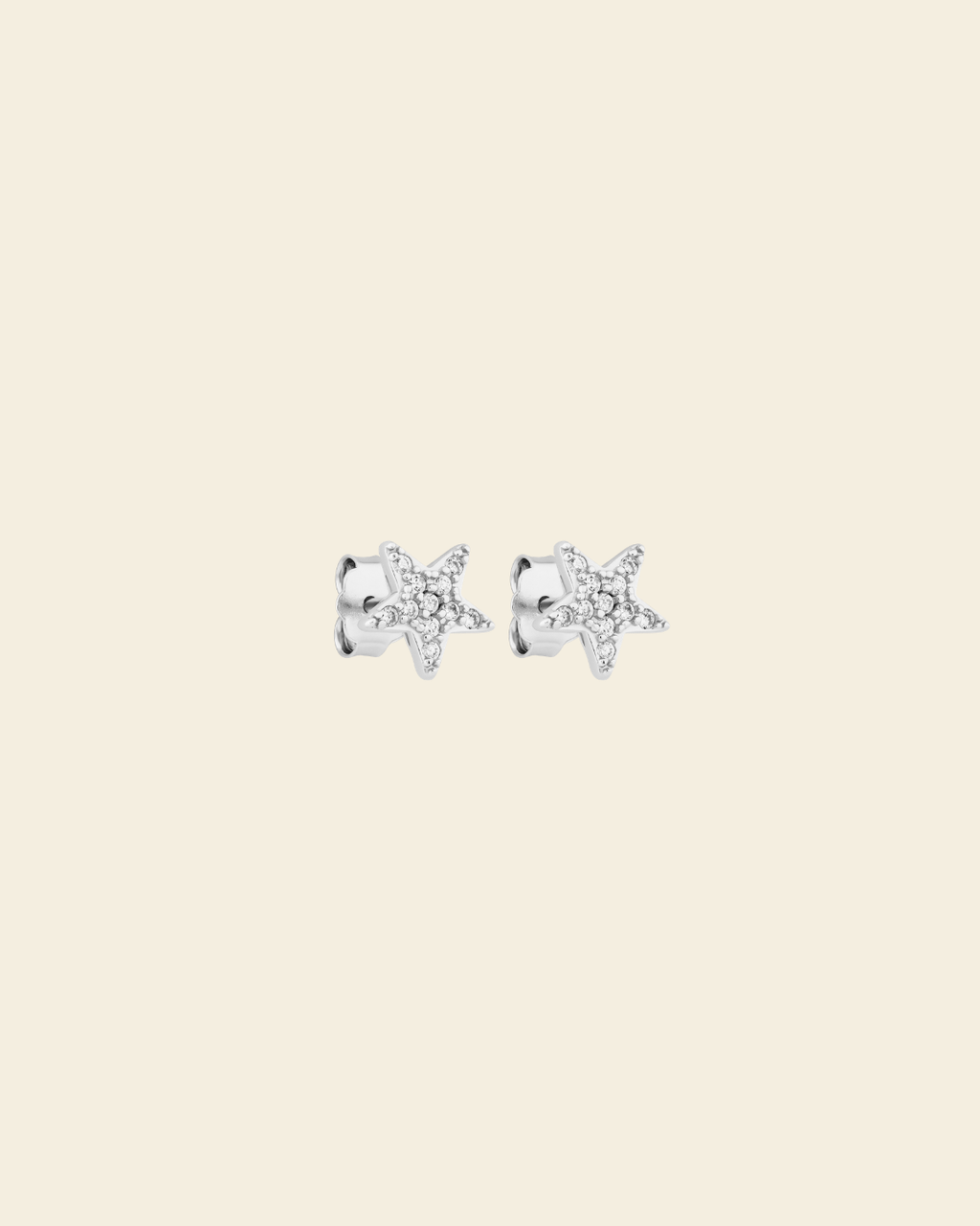 Signature Petite Star Studs Crystal