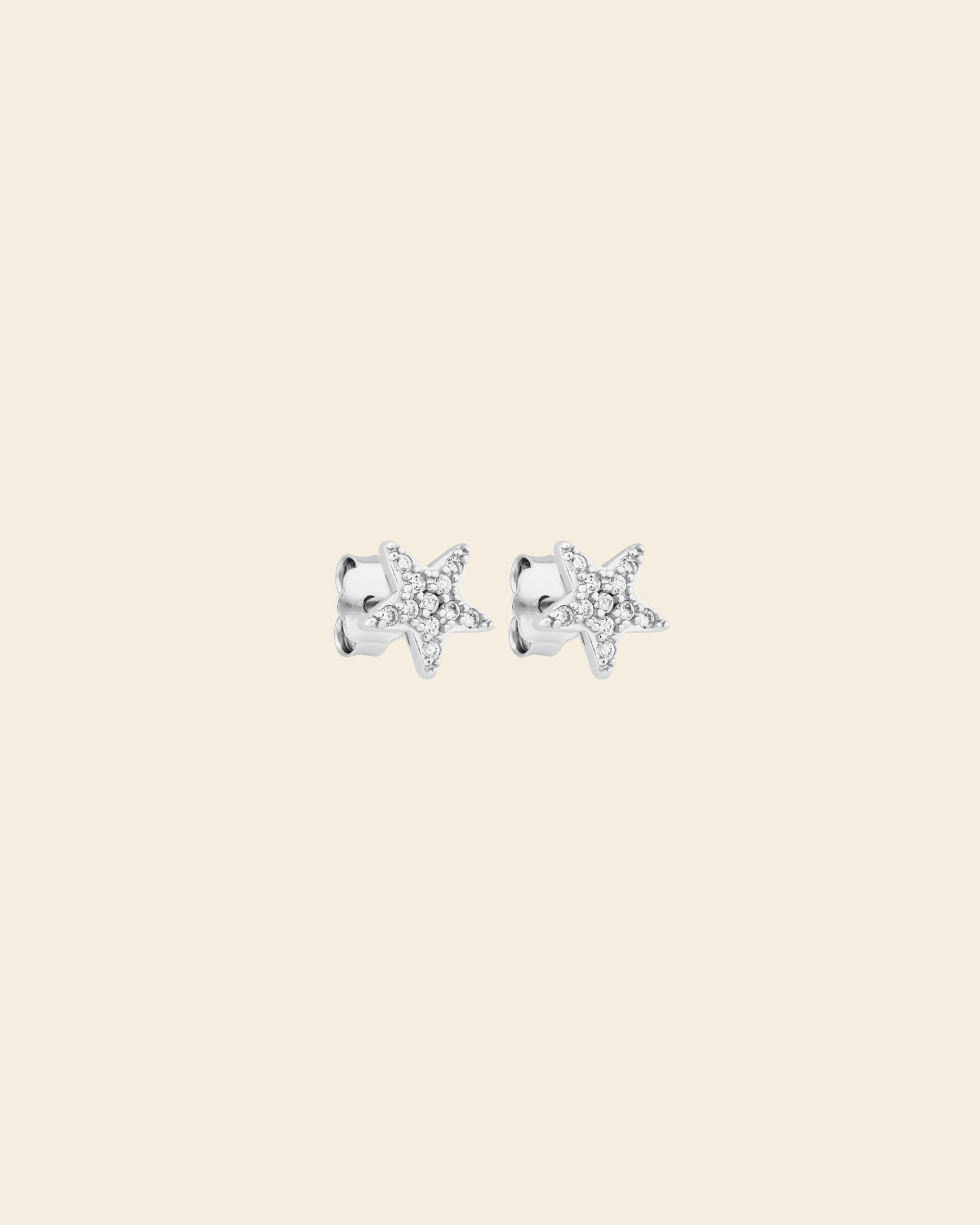 Signature Petite Star Studs Crystal