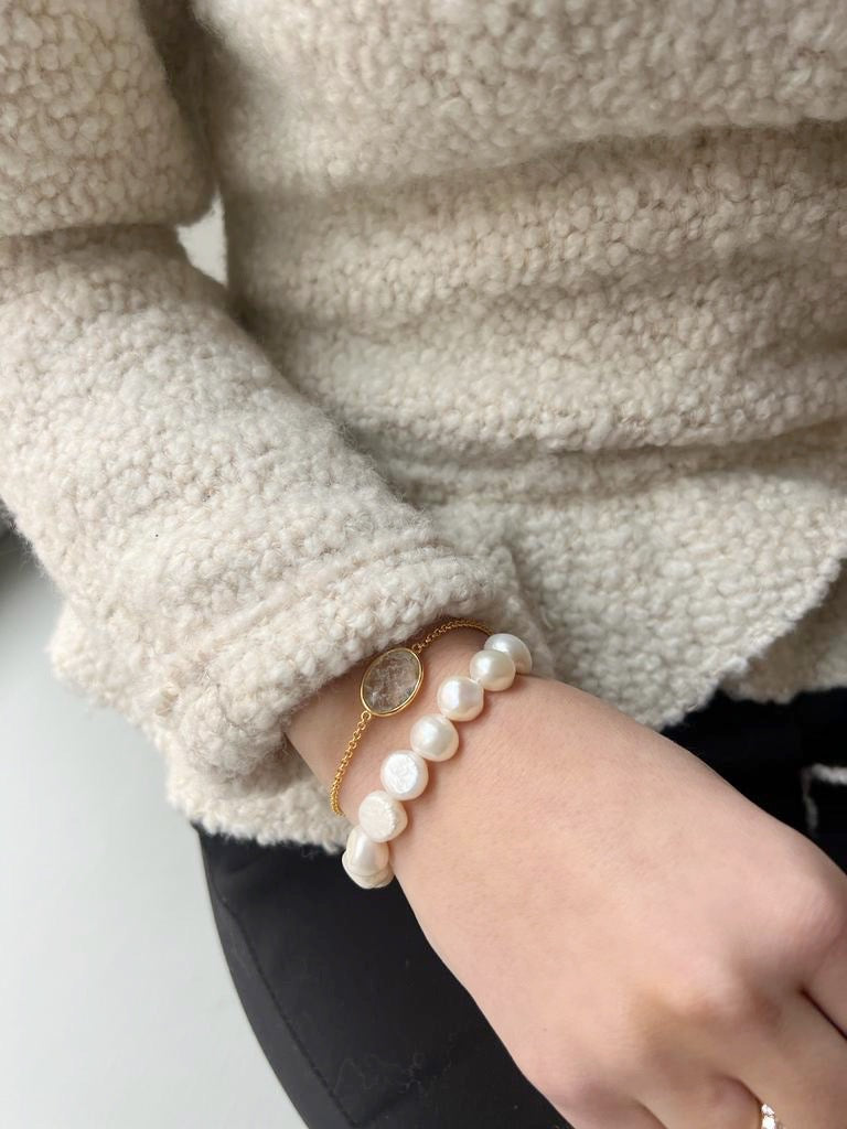 Paulina Petite Bracelet Aqua Green - Charlotte Bonde Sthlm