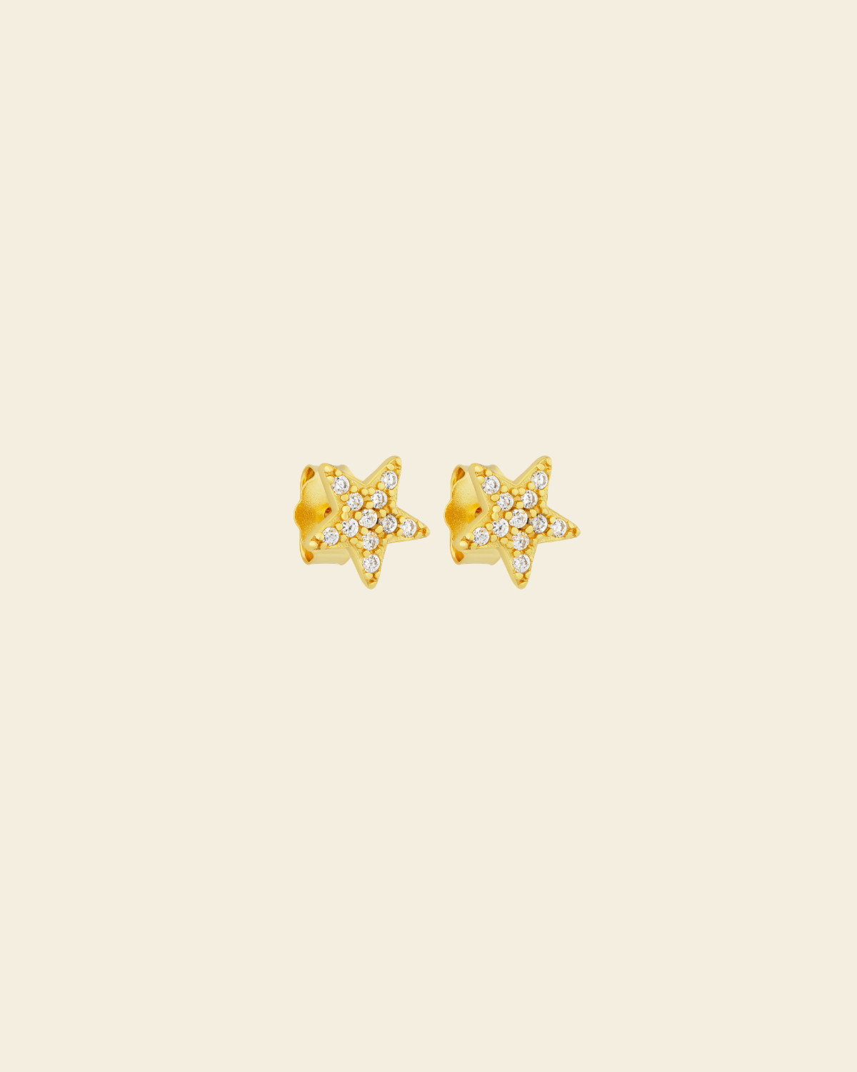 Signature Petite Star Studs Crystal