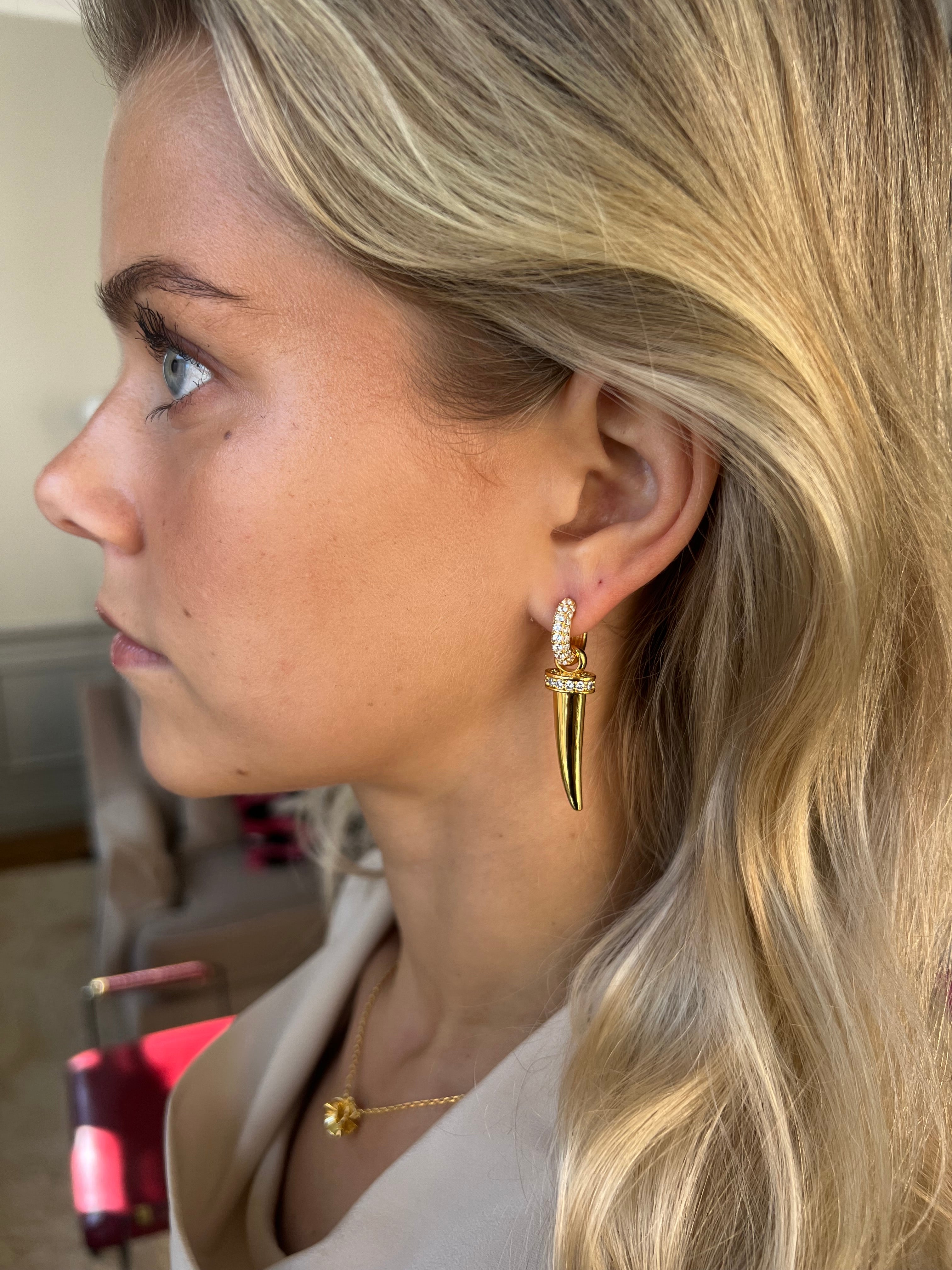 Signature Horn Pendant Rock Crystal - Charlotte Bonde Sthlm