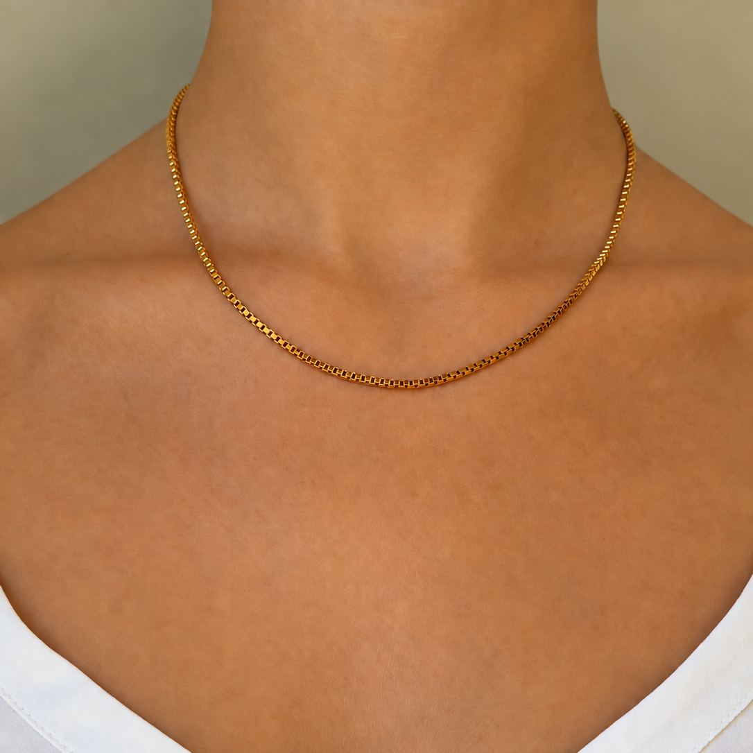 Signature Stack Venezia Chain 45 cm Gold 2 mm