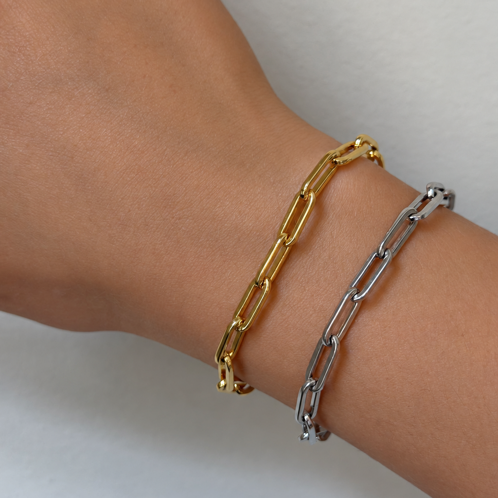 Timeless Chunky Chain Bracelet Gold - Charlotte Bonde Sthlm