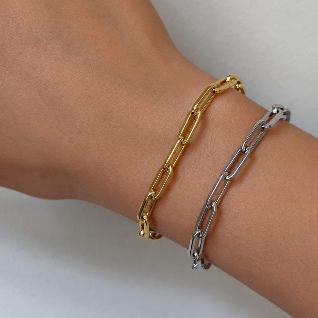 Timeless Chunky Chain Bracelet Silver - Charlotte Bonde Sthlm