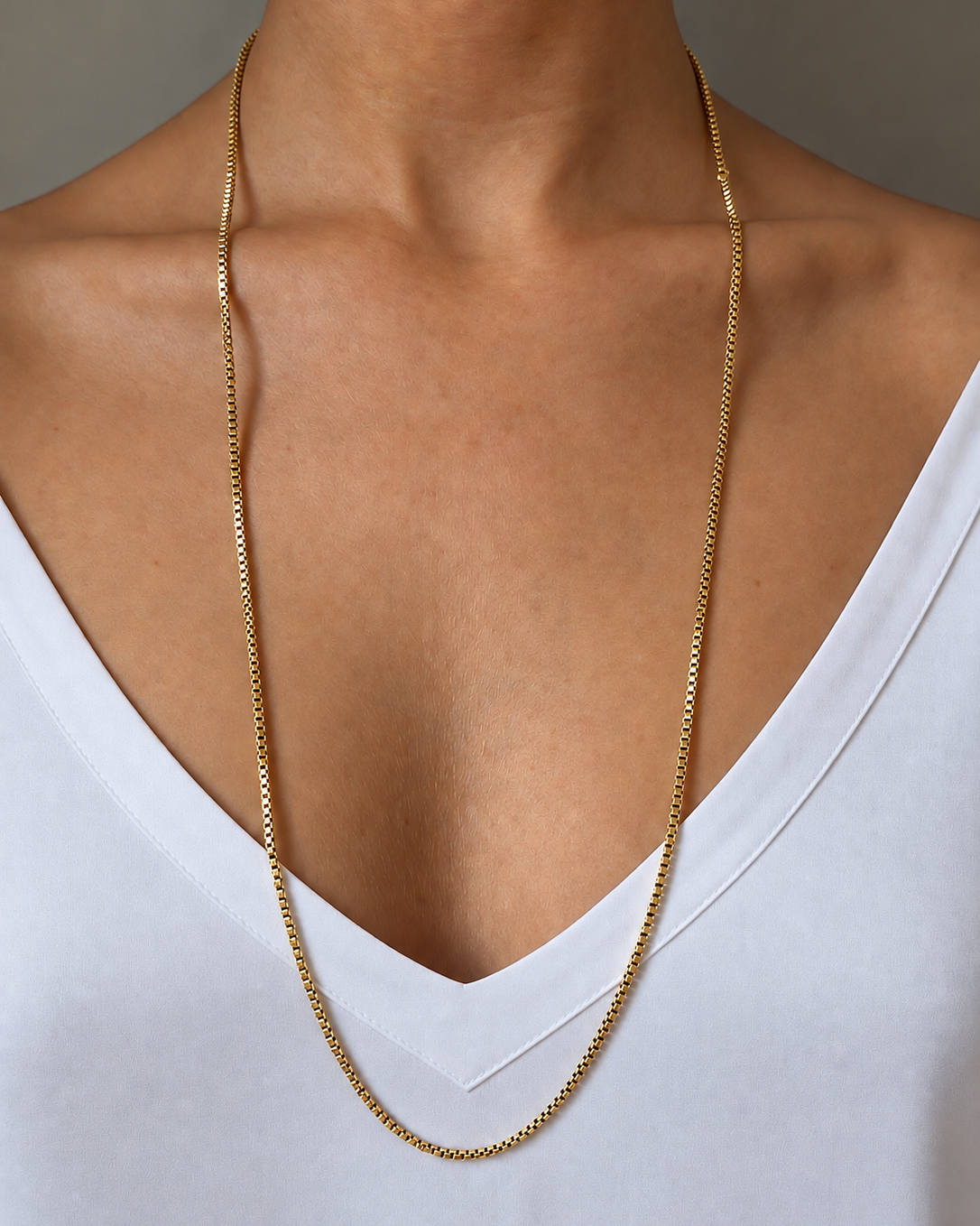 Signature Stack Venezia Chain 80 cm Gold 2 mm - Charlotte Bonde Sthlm