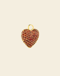 Signature Eternal Heart Pendant Garnet Crystal