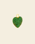 Signature Eternal Heart Pendant Green Spinel