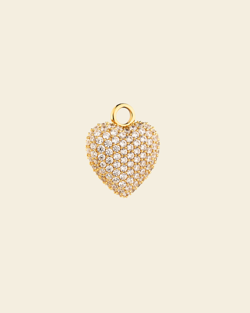 Signature Eternal Heart Pendant Rock Crystal - Charlotte Bonde Sthlm