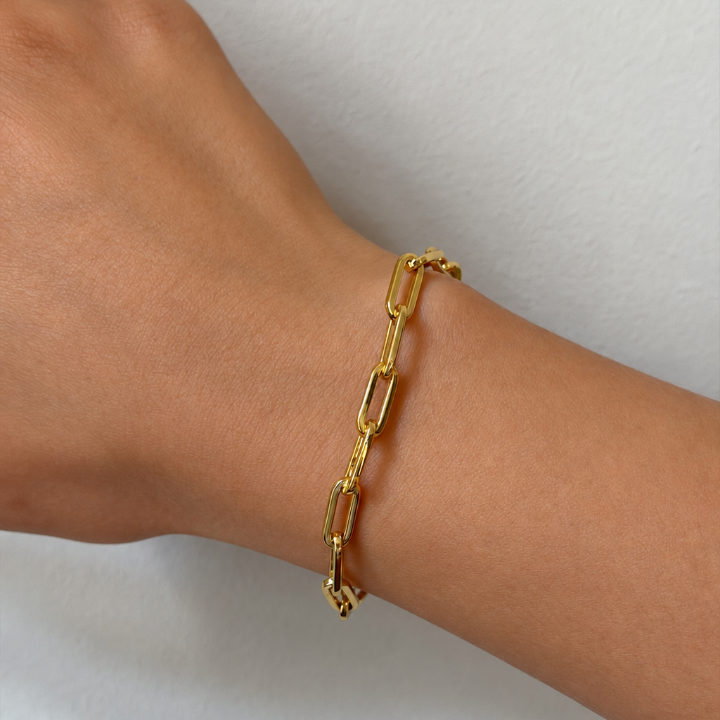 Timeless Chunky Chain Bracelet Gold - Charlotte Bonde Sthlm