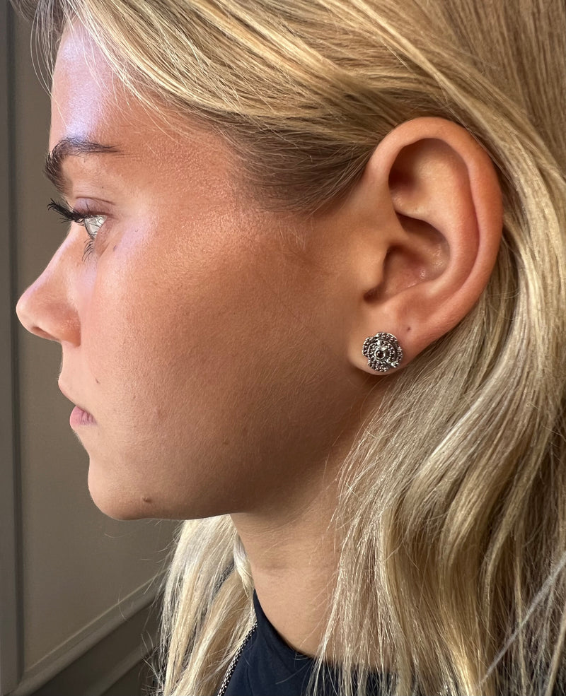Labyrinth Petite Earring Smoky Quartz