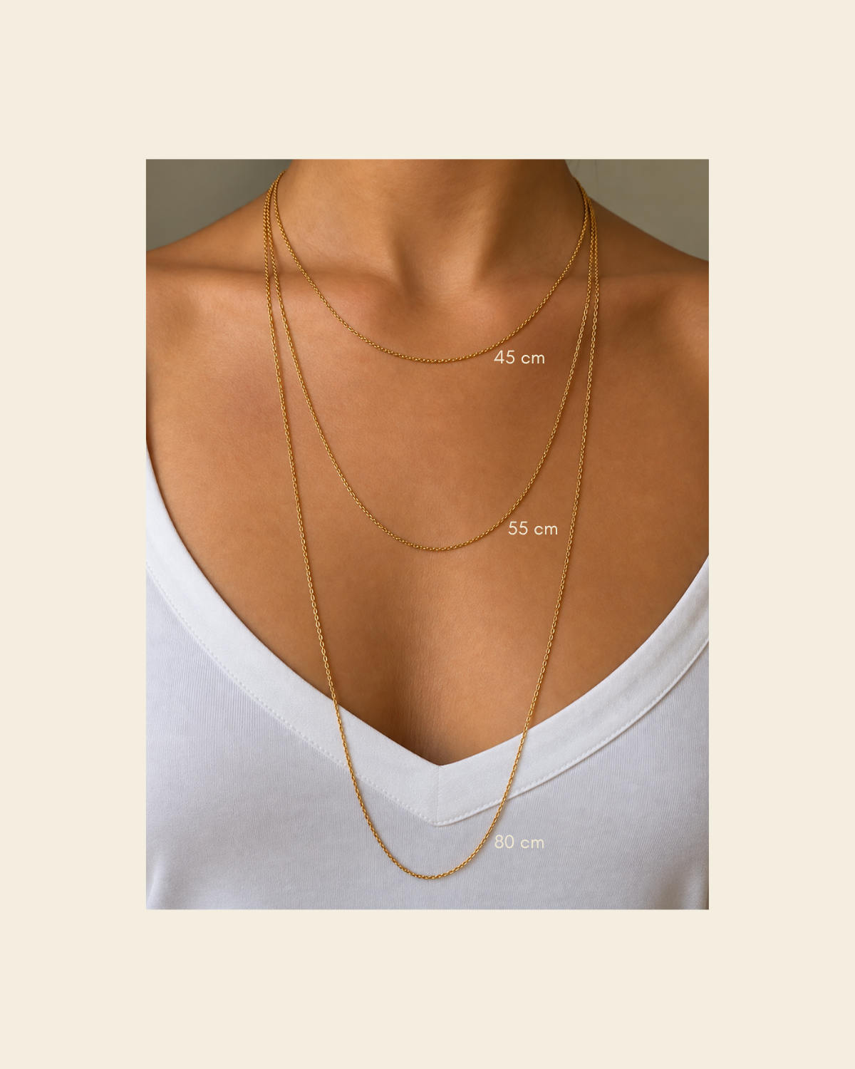 Signature Stack Chain Gold 80 cm - Charlotte Bonde Sthlm