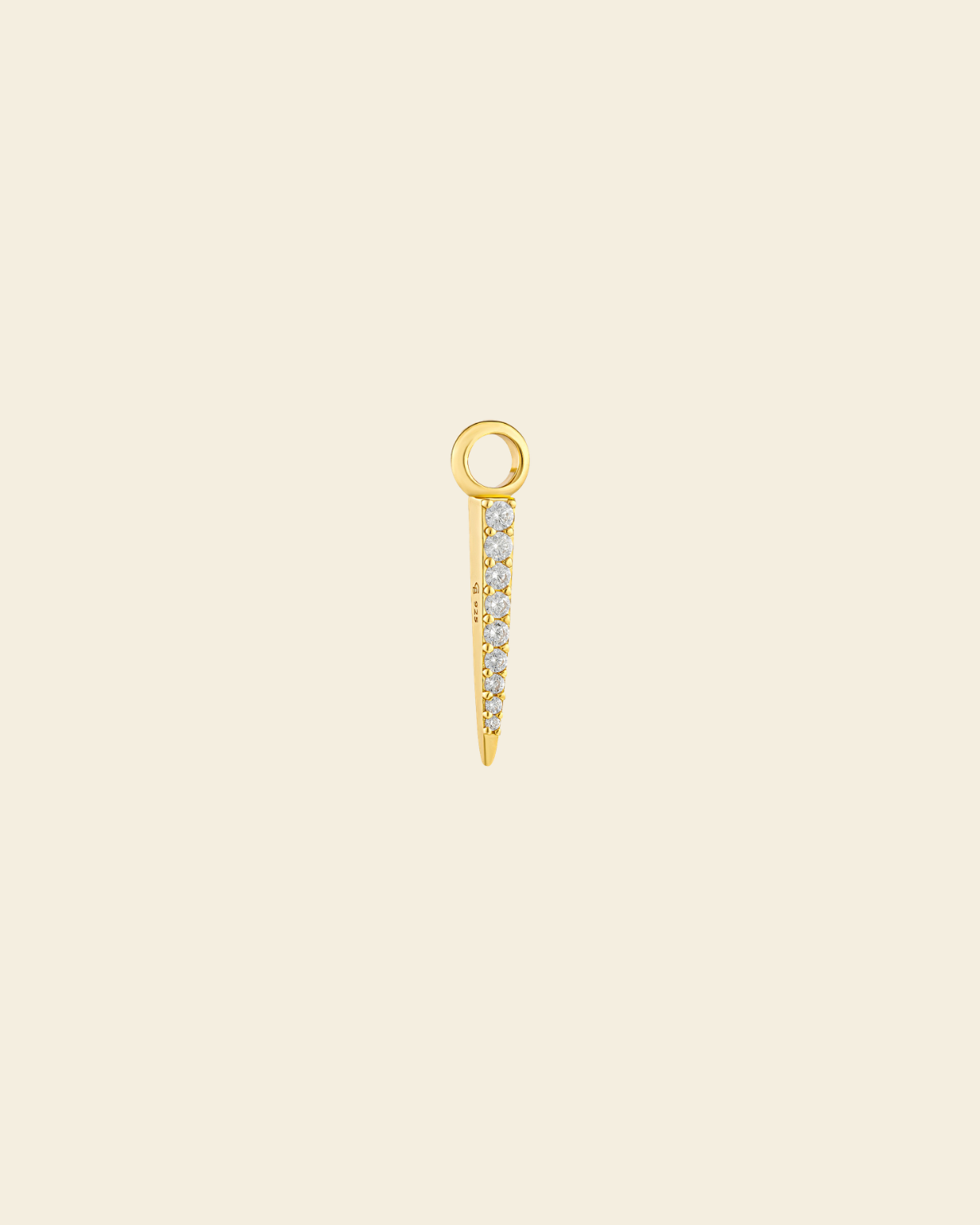 Signature Petite Spike Pendant Rock Crystal