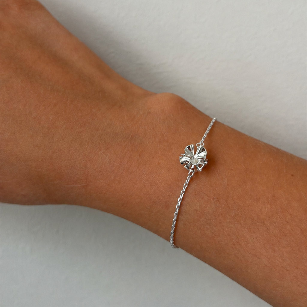 Hedvig Deco Petite Bracelet Silver - Charlotte Bonde Sthlm