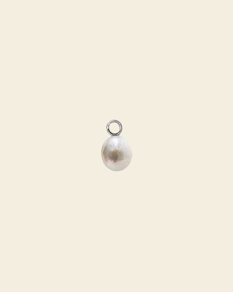 Baroque Drop Pendant White Pearl - Charlotte Bonde Sthlm