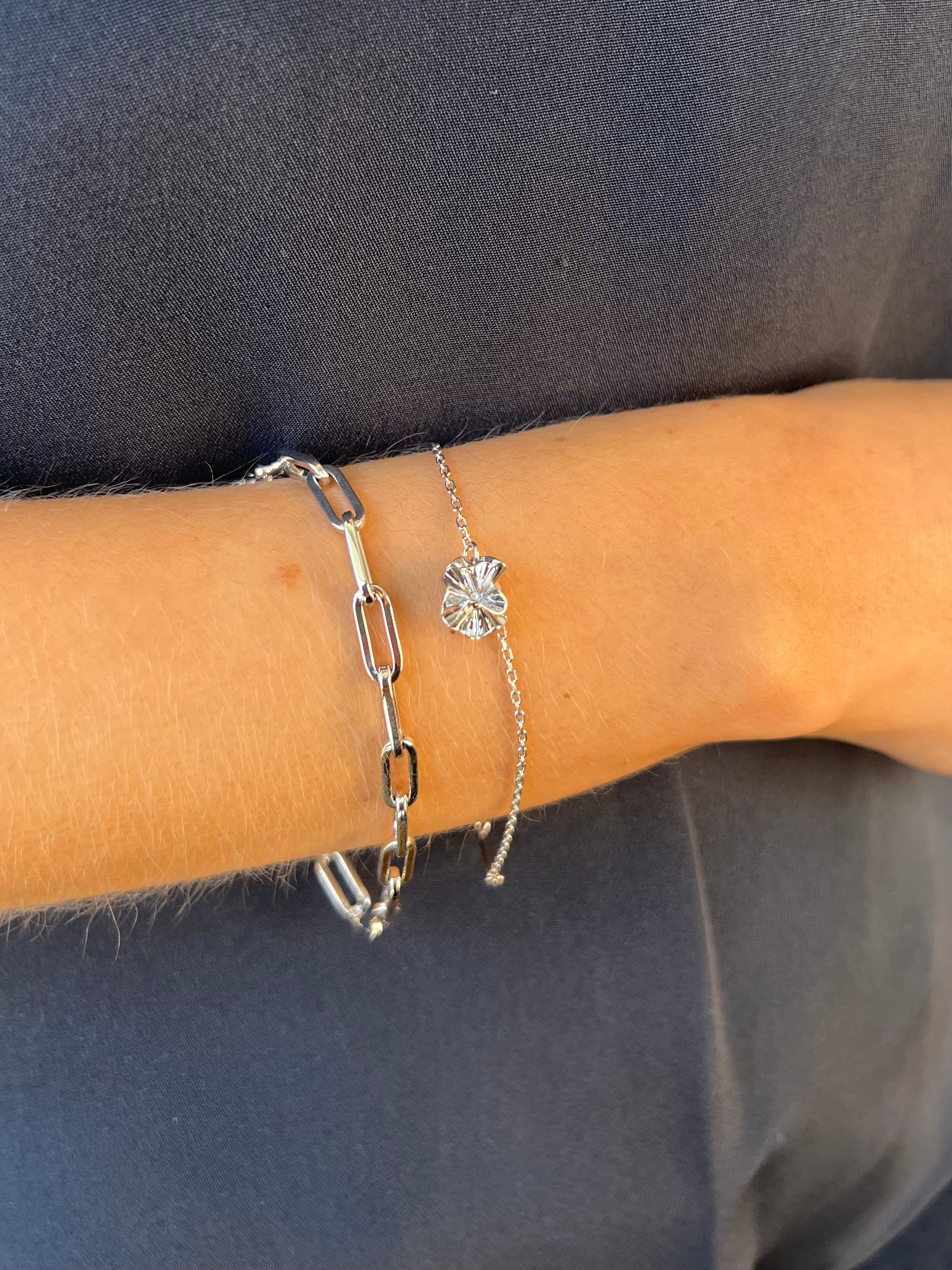 Hedvig Deco Petite Bracelet Silver - Charlotte Bonde Sthlm