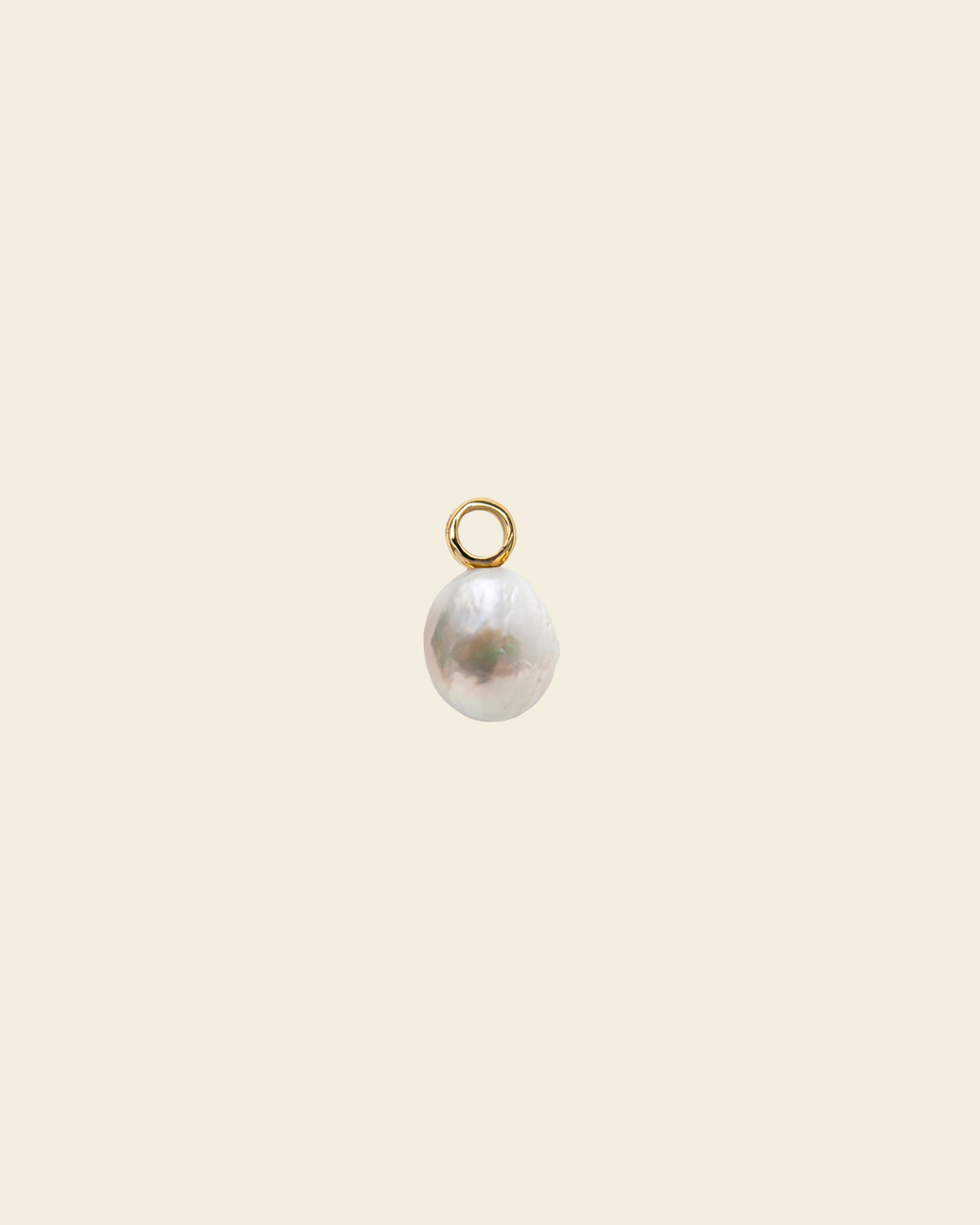 Baroque Drop Pendant White Pearl - Charlotte Bonde Sthlm
