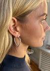 Timeless Eternal Love Hoops Silver