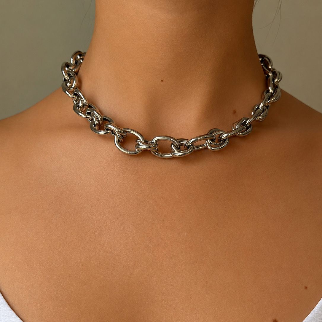Timeless Chain Necklace Silver - Charlotte Bonde Sthlm