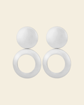 Astrid Dome Vanity Earrings Silver - Charlotte Bonde Sthlm