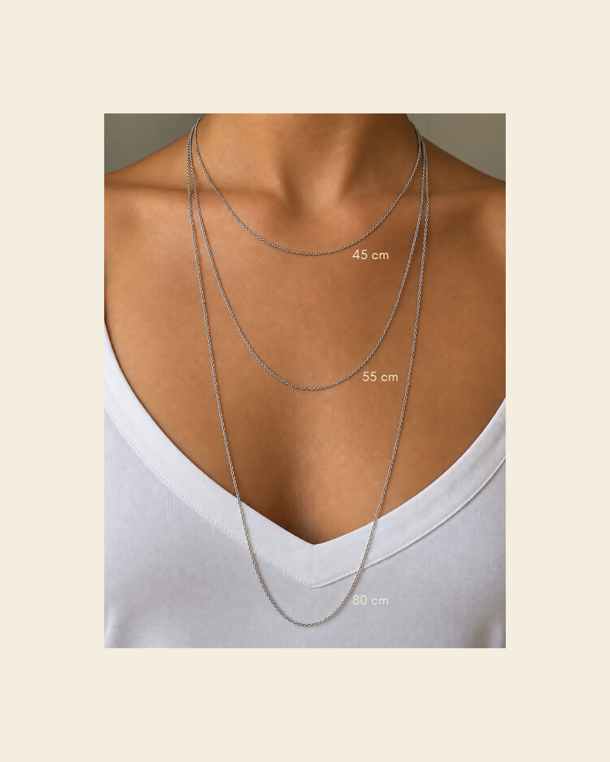 Signature Stack Chain Silver 55 cm - Charlotte Bonde Sthlm