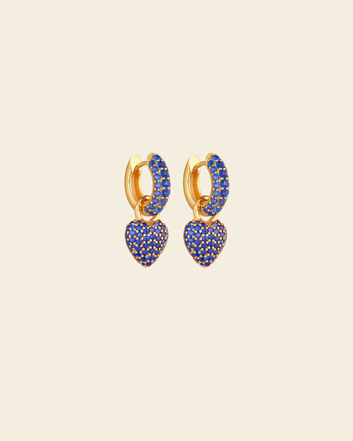 Eternal Heart Mini Pendant Blue Spinel - Charlotte Bonde Sthlm