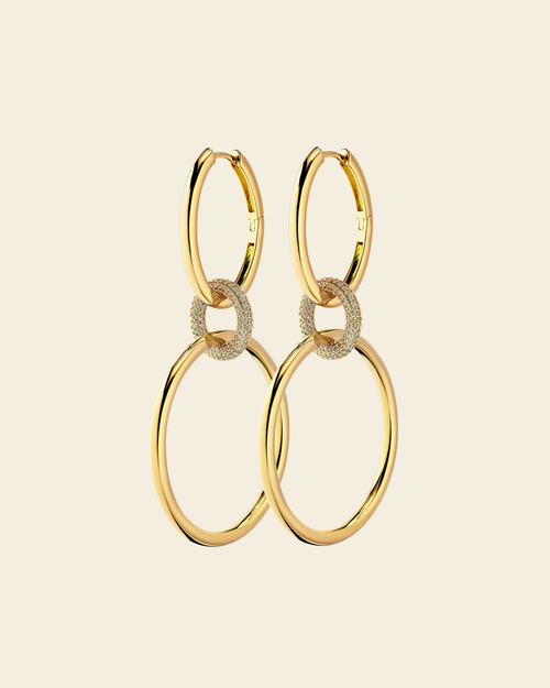 Bianca Boho Just Perfect Hoops Gold