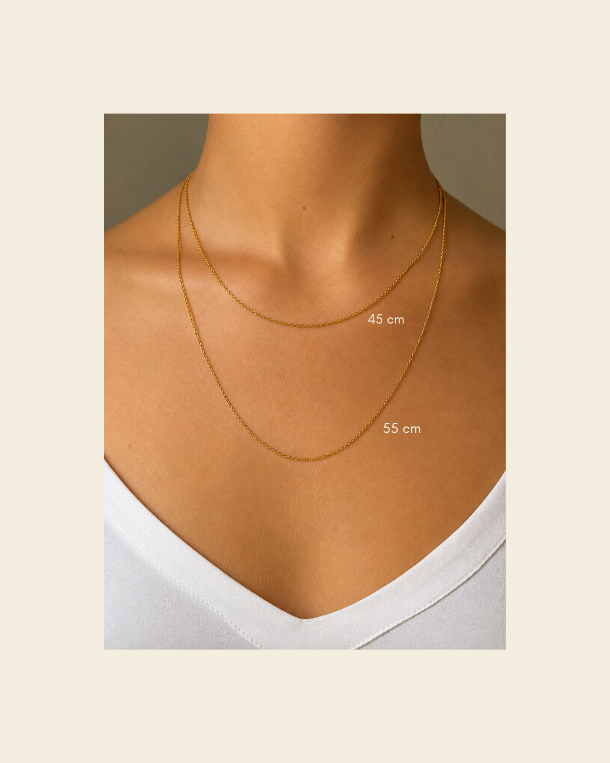 Signature Stack Chain Gold 45 cm