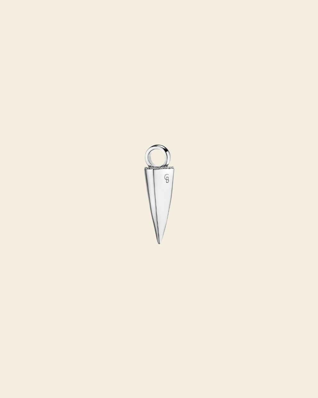 Signature Vanity Heart Pendant Rock Crystal