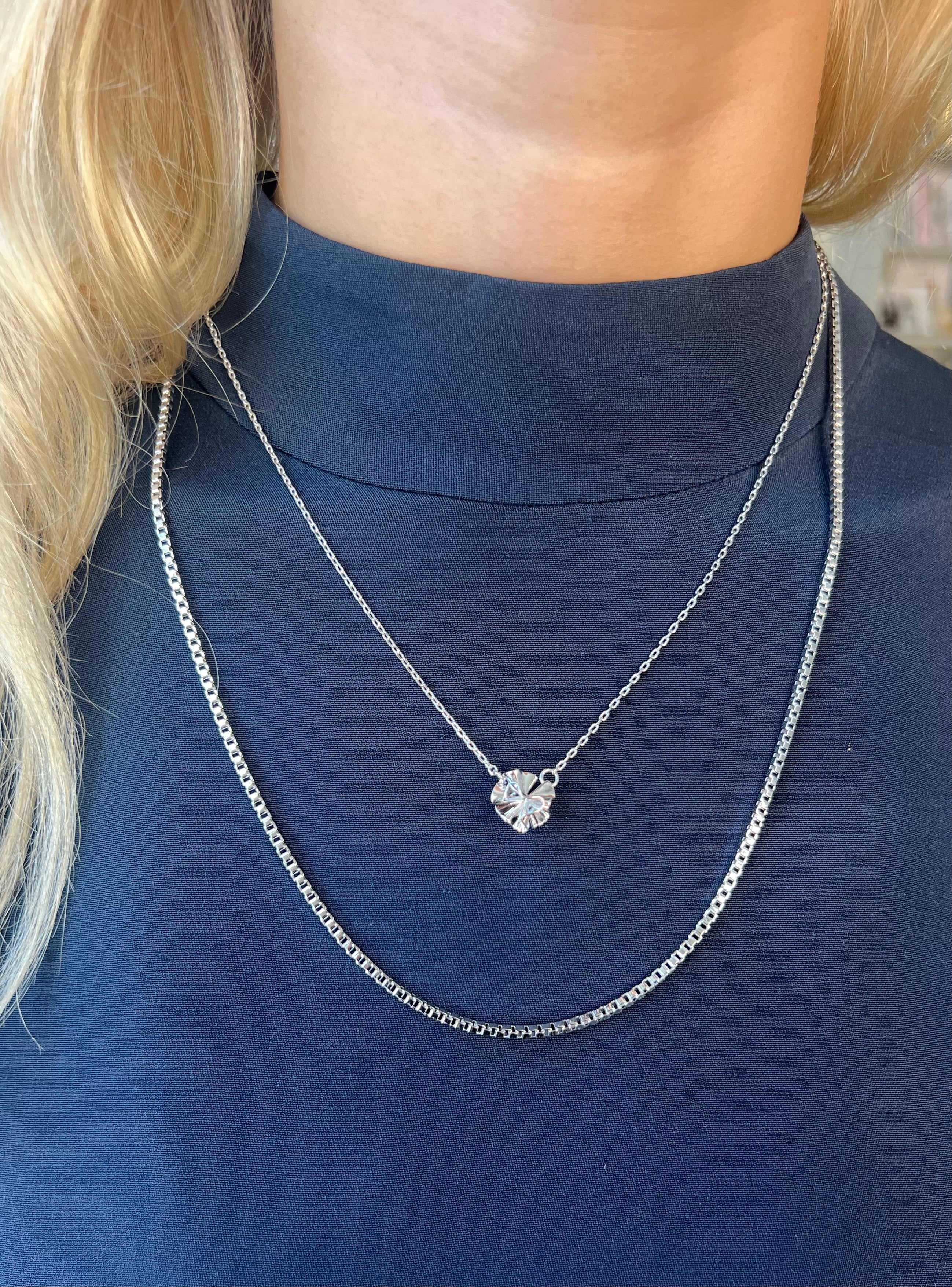 Hedvig Deco Petite Necklace Silver - Charlotte Bonde Sthlm