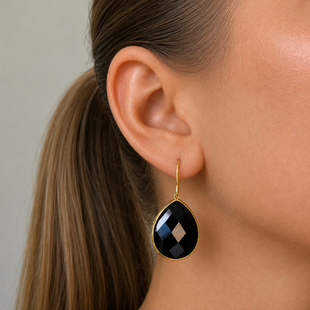 Paulina Just Perfect Earrings Black Gold