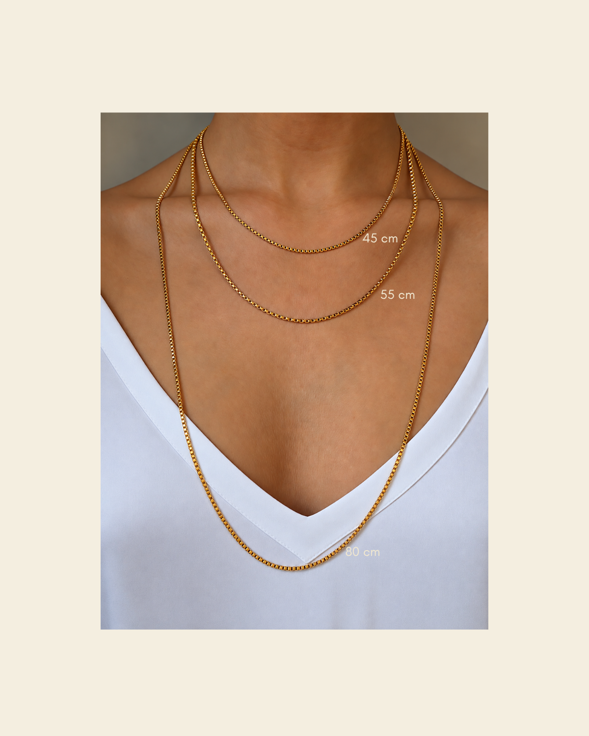 Signature Stack Venezia Chain 80 cm Gold 2 mm - Charlotte Bonde Sthlm