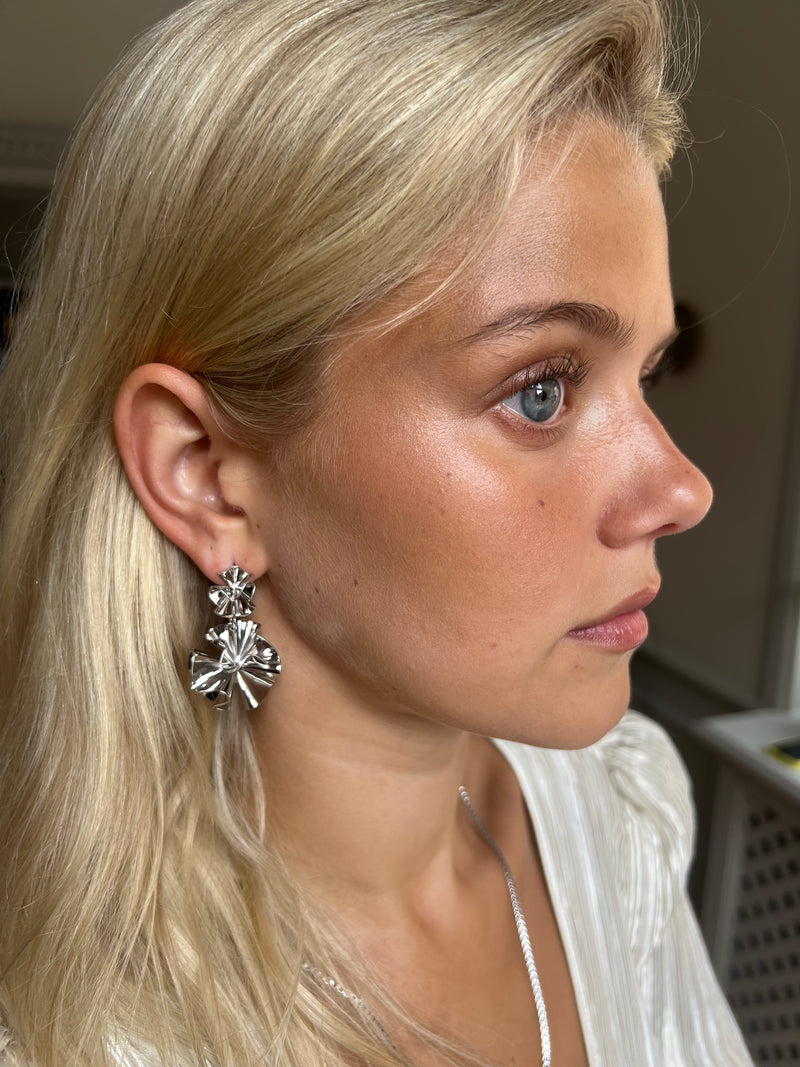 Hedvig Deco Mix Earrings Silver - Charlotte Bonde Sthlm