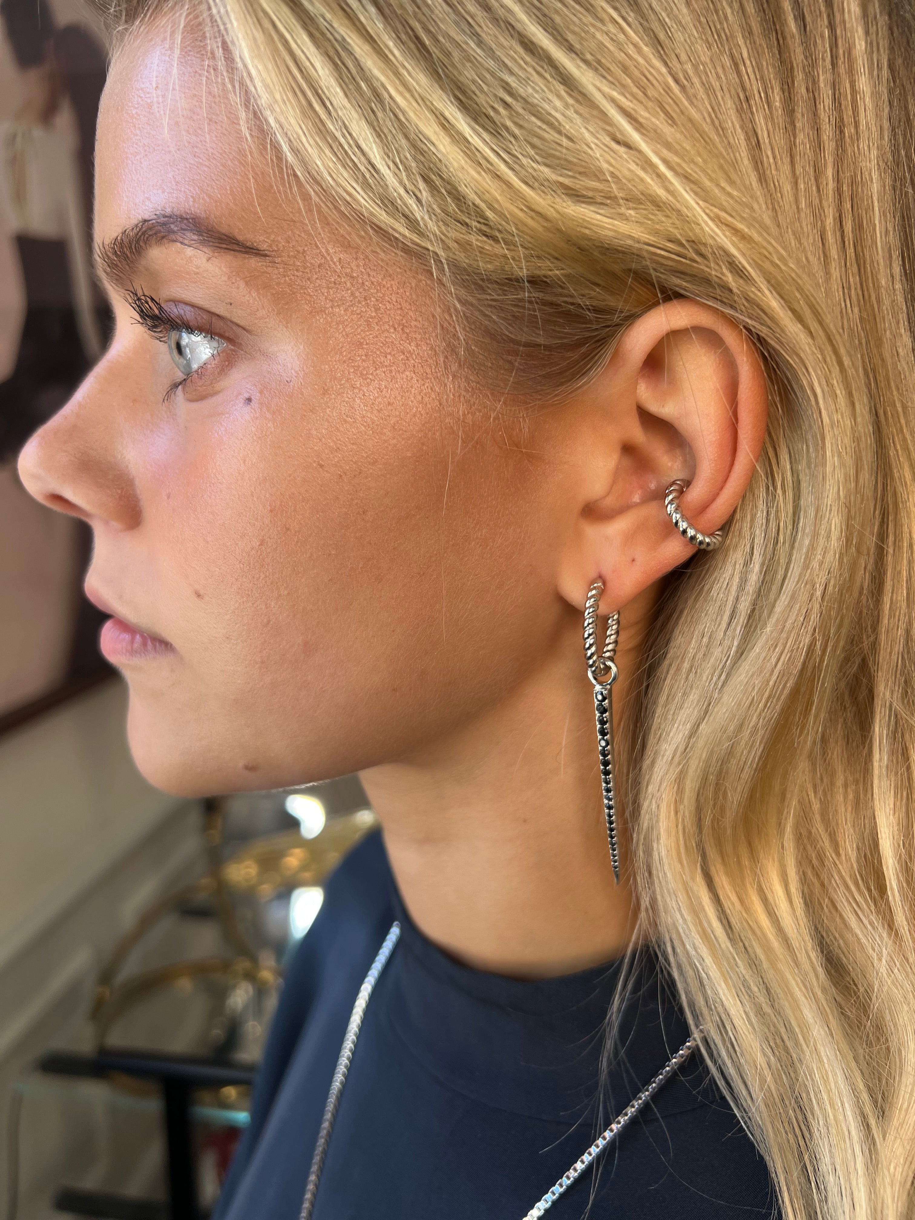 Signature Spike Pendant Black Spinel - Charlotte Bonde Sthlm