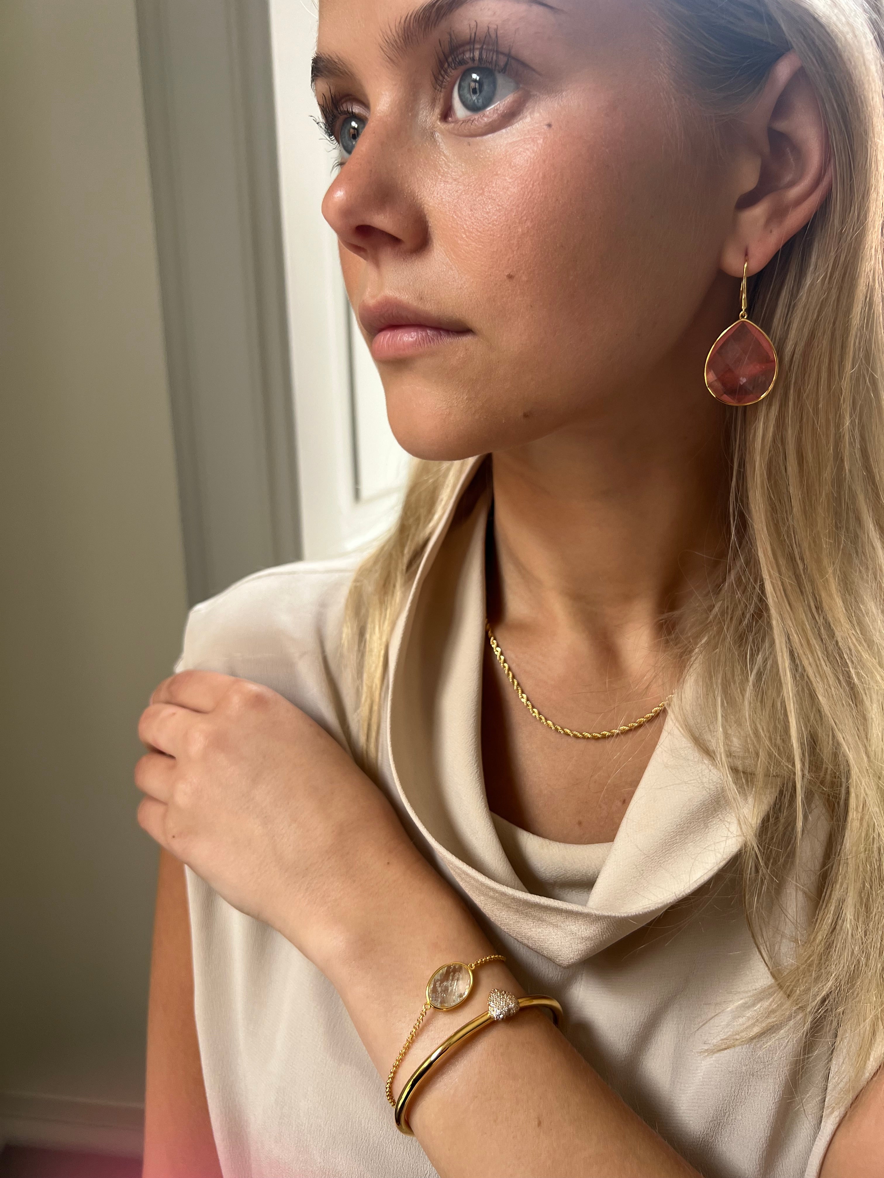 Paulina Petite Bracelet Aqua Green - Charlotte Bonde Sthlm