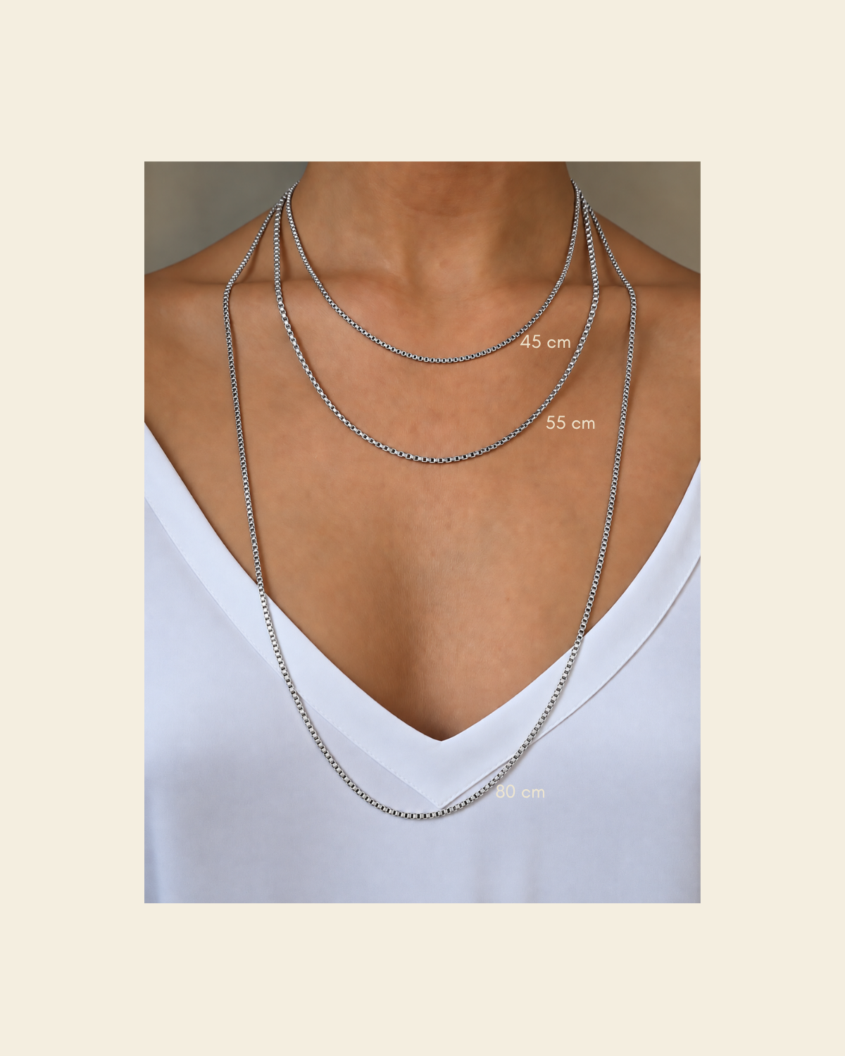 Signature Stack Venezia Chain 80 cm Silver 2 mm
