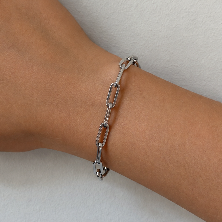 Timeless Chunky Chain Bracelet Silver - Charlotte Bonde Sthlm